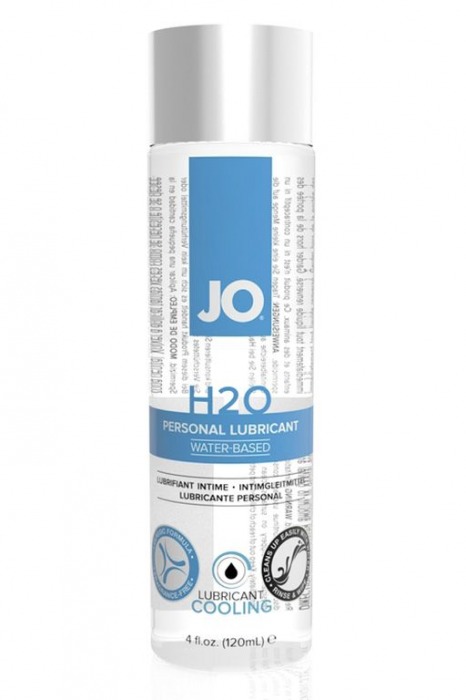 Охлаждающий лубрикант на водной основе JO Personal Lubricant H2O COOLING - 120 мл. - System JO - купить с доставкой в Старом Осколе