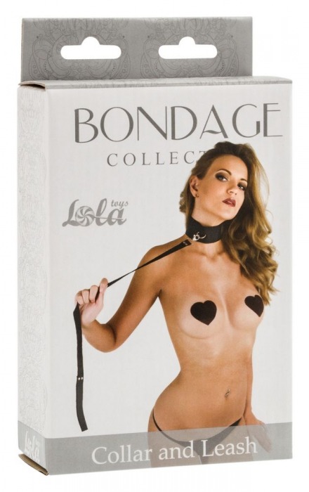 Ошейник Bondage Collection Collar and Leash Plus Size - Lola Games - купить с доставкой в Старом Осколе
