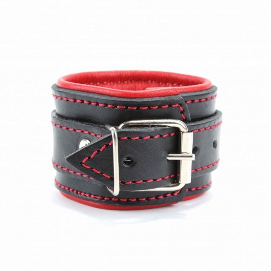 Оковы на ноги с красным подкладом - БДСМ Арсенал - купить с доставкой в Старом Осколе