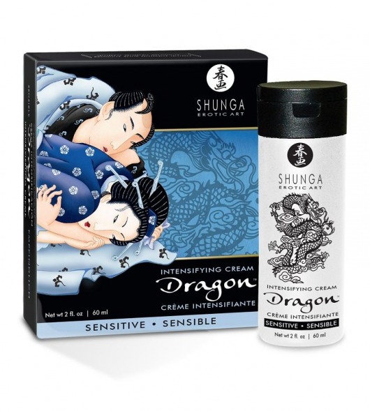 Интимный мужской крем SHUNGA DRAGON SENSITIVE - 60 мл. - Shunga - купить с доставкой в Старом Осколе