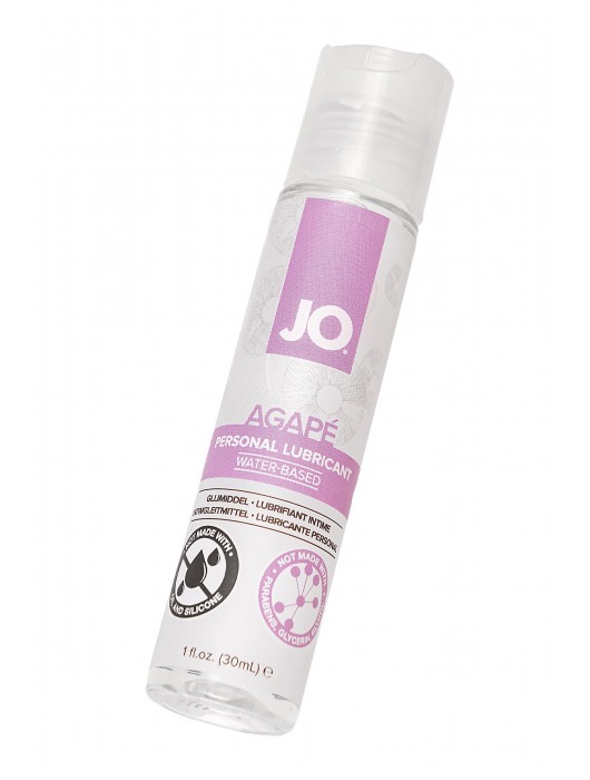 Лубрикант на водной основе для женщин JO AGAPE ORIGINAL - 30 мл. - System JO - купить с доставкой в Старом Осколе
