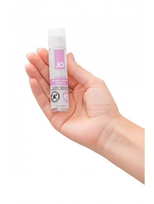 Лубрикант на водной основе для женщин JO AGAPE ORIGINAL - 30 мл. - System JO - купить с доставкой в Старом Осколе