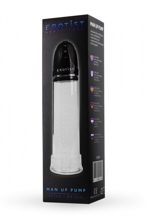 Автоматическая вакуумная помпа Man up pump - Erotist Adult Toys - в Старом Осколе купить с доставкой