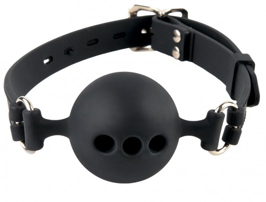 Силиконовый кляп-шар с отверстиями для дыхания Silicone Breathable Ball Gag Small - Pipedream - купить с доставкой в Старом Осколе