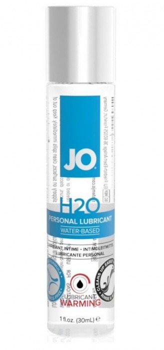 Возбуждающий лубрикант на водной основе JO Personal Lubricant H2O Warming - 30 мл. - System JO - купить с доставкой в Старом Осколе