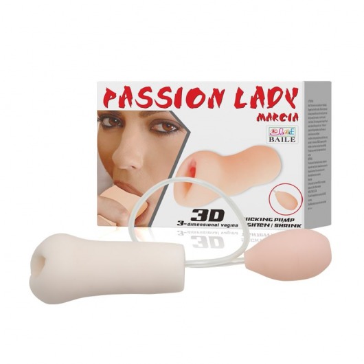 Мастурбатор Passion Lady Marcia с грушей для имитации посасывания - Baile - в Старом Осколе купить с доставкой