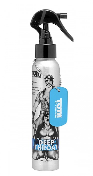 Спрей для лёгкого проникновения во время орального секса Tom of Finland Deep Throat Spray - 118 мл. - Доминирующее кольцо - купить с доставкой в Старом Осколе