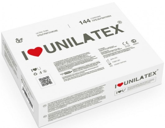 Ультратонкие презервативы Unilatex Ultra Thin - 144 шт. - Unilatex - купить с доставкой в Старом Осколе