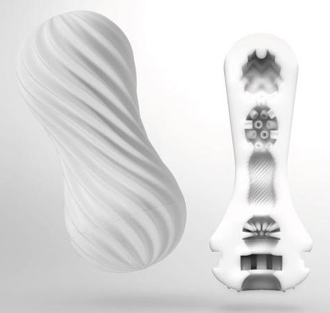 Мастурбатор FLEX Silky White с мягким рельефом - Tenga - в Старом Осколе купить с доставкой
