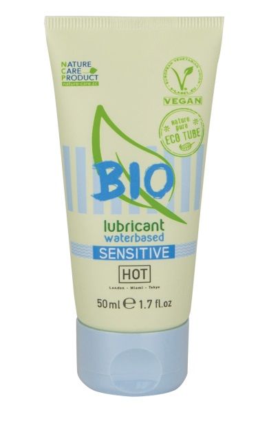 Органический лубрикант для чувствительной кожи Bio Sensitive - 50 мл. - HOT - купить с доставкой в Старом Осколе