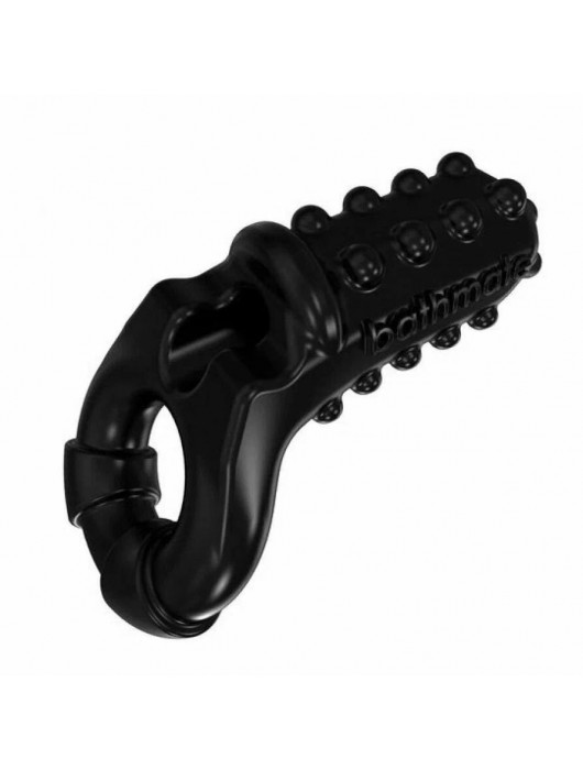 Чёрное эрекционное виброкольцо Tickle - Bathmate - в Старом Осколе купить с доставкой