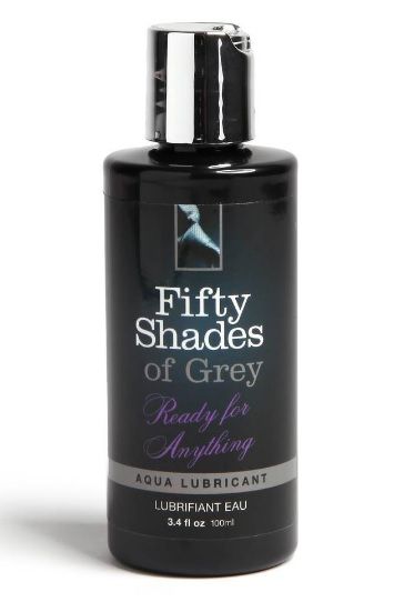 Лубрикант на водной основе Ready for Anything Aqua Lubricant - 100 мл. - Fifty Shades of Grey - купить с доставкой в Старом Осколе