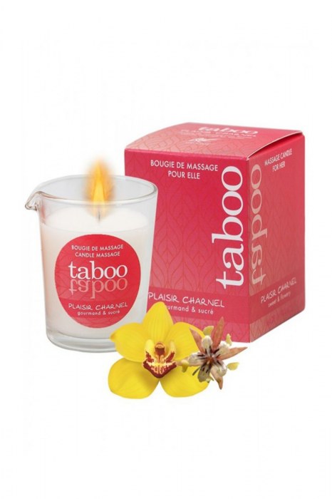 Массажное аромамасло с афродизиаками для женщин RUF Taboo Plaisir charnel - 60 гр. - RUF - купить с доставкой в Старом Осколе