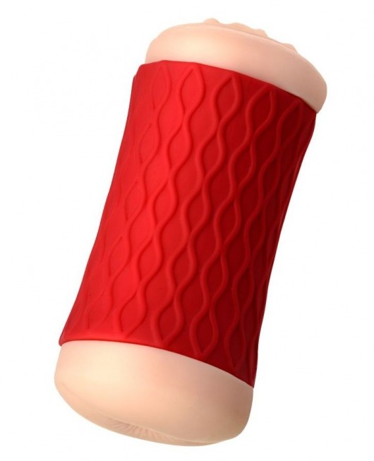 Двухсторонний мастурбатор JOS  NADIN в красном цилиндре - JOS - в Старом Осколе купить с доставкой