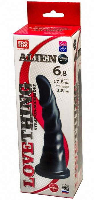 Насадка для трусиков харнесс Alien - 17,5 см. - LOVETOY (А-Полимер) - купить с доставкой в Старом Осколе