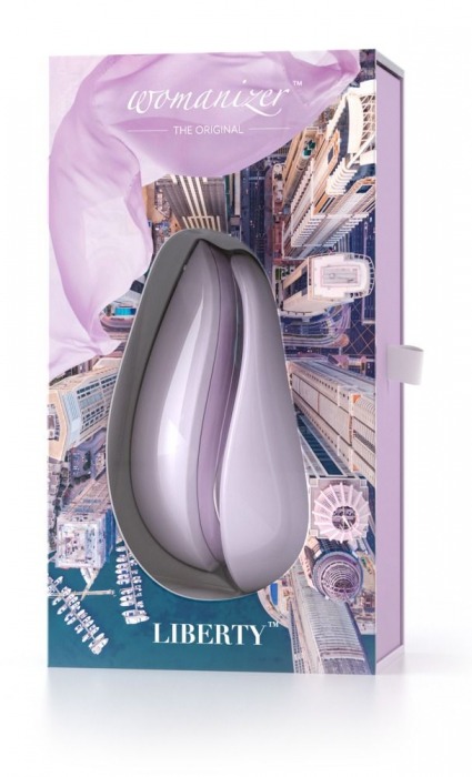 Сиреневый бесконтактный клиторальный стимулятор Womanizer Liberty - Womanizer