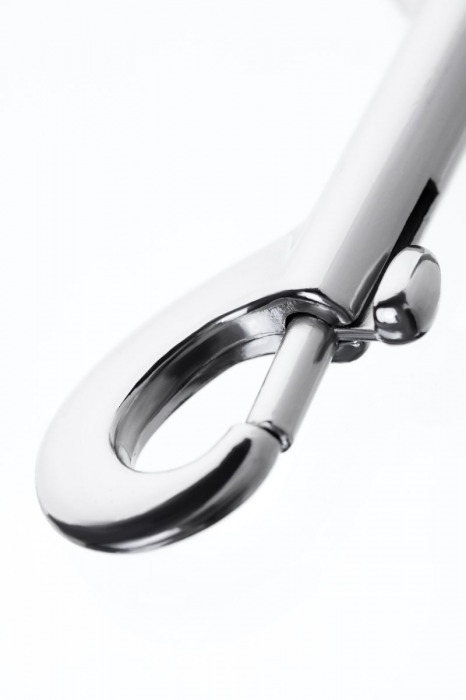 Серебристый двухсторонний карабин TOYFA Metal - ToyFa - купить с доставкой в Старом Осколе