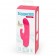 Розовый вибратор-кролик Rechargeable Mini Rabbit Vibrator - 15,2 см. - Happy Rabbit