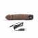 Коричневый вибратор-реалистик 6.5 Girthy Realistic Vibrator - 19 см. - PowerCocks купить в Старом Осколе с доставкой в Orgasmix.ru Коричневый вибратор-реалистик 6.5 Girthy Realistic Vibrator - 19 см. - PowerCocks