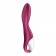 Малиновый вибромассажер для стимуляции G-точки Heated Thrill - 20,6 см. - Satisfyer купить в Старом Осколе с доставкой в Orgasmix.ru Малиновый вибромассажер для стимуляции G-точки Heated Thrill - 20,6 см. - Satisfyer