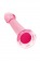 Розовый нереалистичный фаллоимитатор Jelly Dildo L - 20 см. - Toyfa Basic