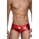 Ярко-красные трусы-хипсы из гладкого блестящего материала - La Blinque купить с доставкой