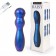 Синий фигурный вибромассажер с шаровидной головкой - 14 см. - DAISY купить в Старом Осколе с доставкой в Orgasmix.ru Синий фигурный вибромассажер с шаровидной головкой - 14 см. - DAISY