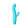 Голубой вибратор-ротатор с клиторальной стимуляцией Merry-Swi - 20,7 см. - JOS купить в Старом Осколе с доставкой в Orgasmix.ru Голубой вибратор-ротатор с клиторальной стимуляцией Merry-Swi - 20,7 см. - JOS
