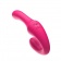 Розовый вибратор с клиторальным отростком и пультом ДУ- 19,6 см. - I-MOON купить в Старом Осколе с доставкой в Orgasmix.ru Розовый вибратор с клиторальным отростком и пультом ДУ- 19,6 см. - I-MOON