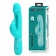 Аквамариновый вибратор-кролик с функцией фингеринга Kampas - 23,2 см. - Baile купить в Старом Осколе с доставкой в Orgasmix.ru Аквамариновый вибратор-кролик с функцией фингеринга Kampas - 23,2 см. - Baile