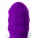Фиолетовый вибратор JOS TATY с пульсирующими шариками - 21,5 см. - JOS