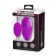 Лиловое виброяйцо с удобным пультом управления вибрацией - Baile в Старом Осколе Лиловое виброяйцо с удобным пультом управления вибрацией - Baile